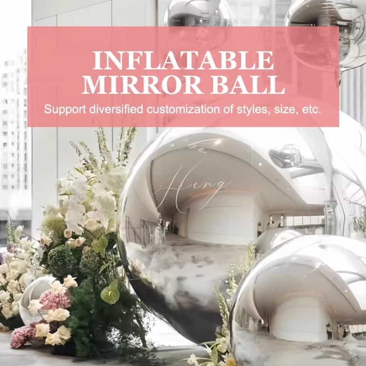 Inflatable Mirror Ball Feature